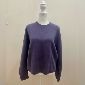 Vince Purple Alpaca Wool Sweater Size L Cozy Warm Quiet Luxury